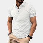 Textured polo shirt - versatile men’s casual wear