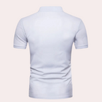 Men's contrast poloshirt - stylish casual short sleeve top for everyday wear