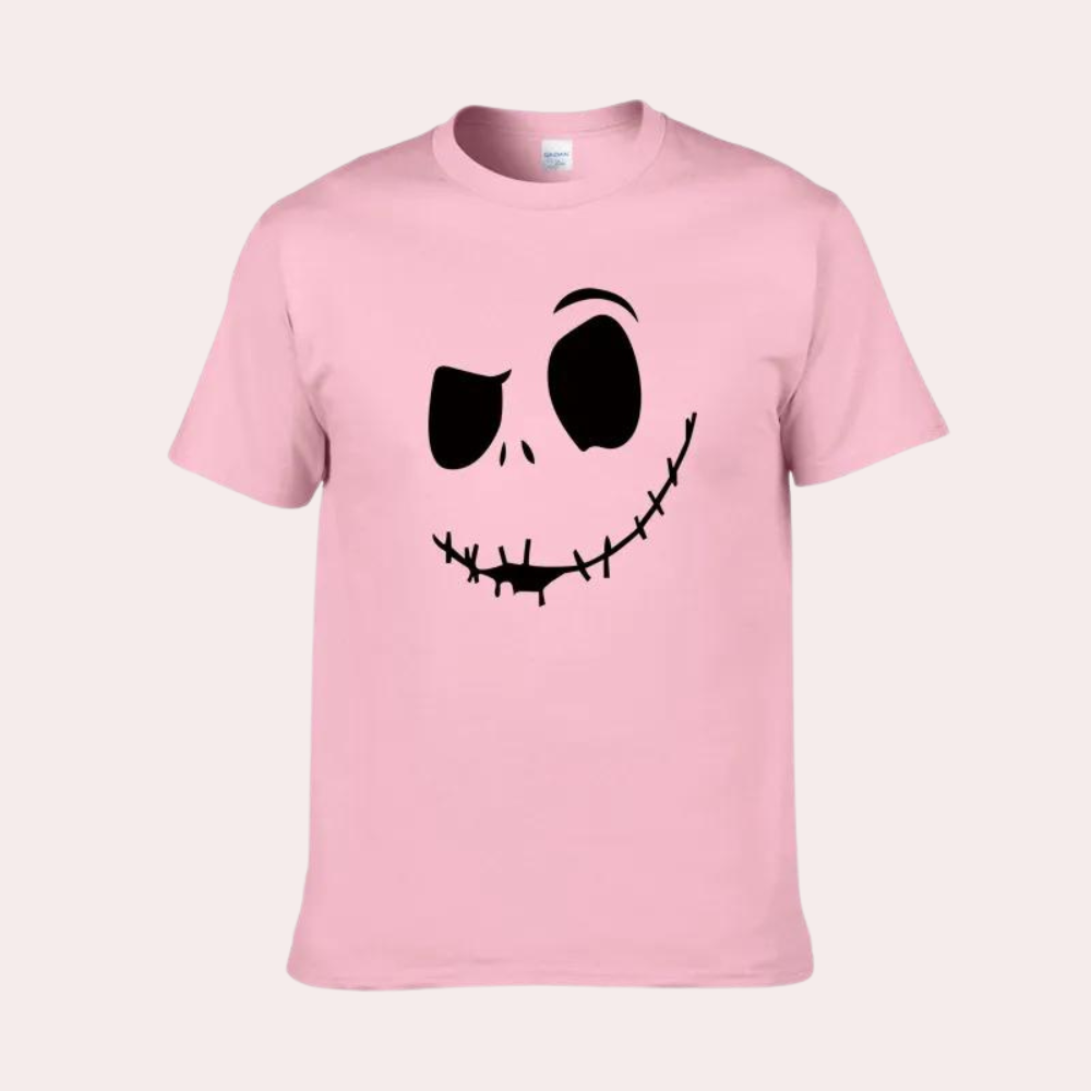 Men's graphic tee with iconic skull print - casual t-shirt for everyday style