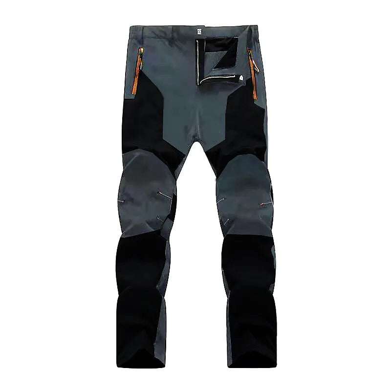 Men's hiking trousers lightweight waterproof activewear - durable adventurous pants with multiple pockets
