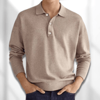 Polo shirt - versatile men’s long sleeve top