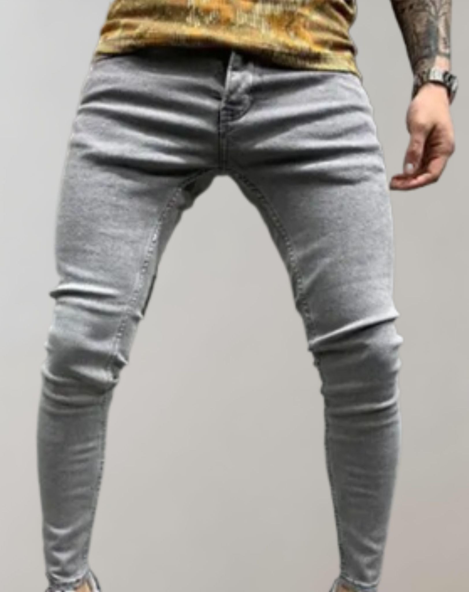 Men’s Skinny Fit Jeans - Versatile Style