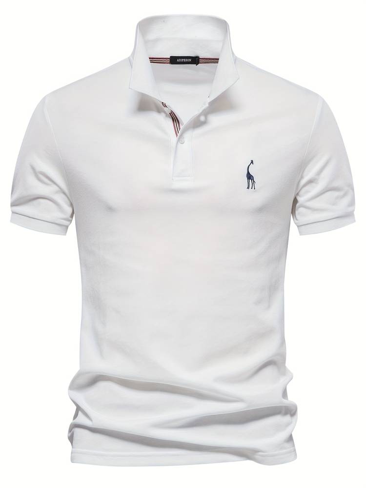 Men's elegant polo shirt - classic casual wear for everyday coziness