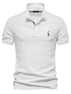 Men's elegant polo shirt - classic casual wear for everyday coziness