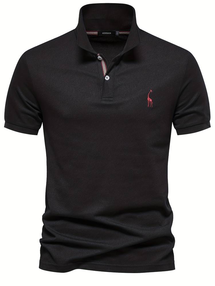 Men's elegant polo shirt - classic casual wear for everyday coziness