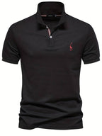 Men's elegant polo shirt - classic casual wear for everyday coziness