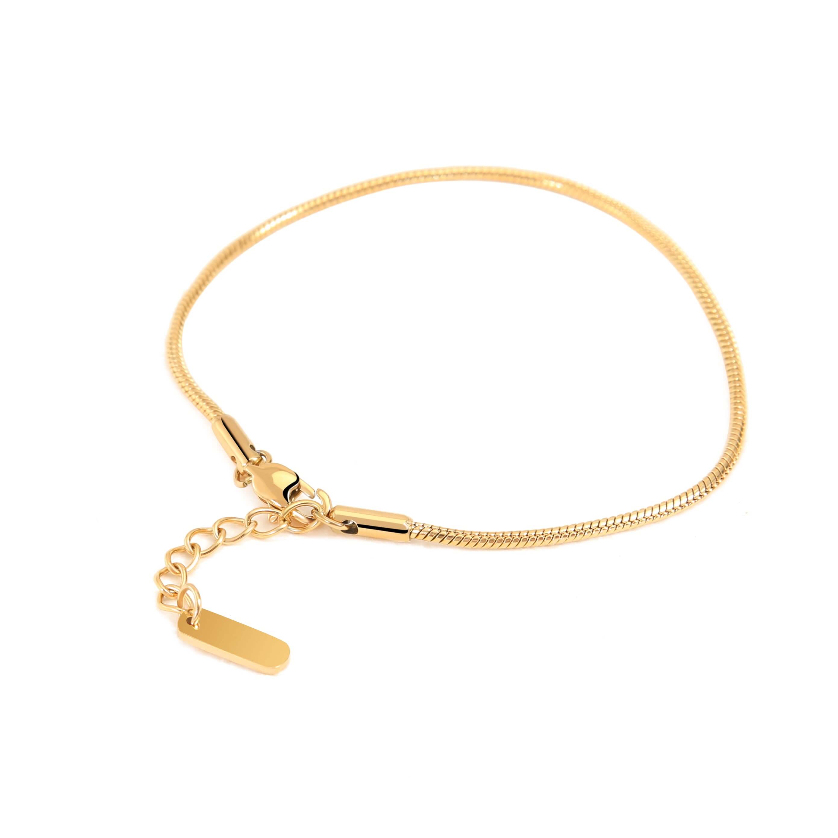 Fine Stainless Steel Bracelet – Gold-Colored modusmoda 1