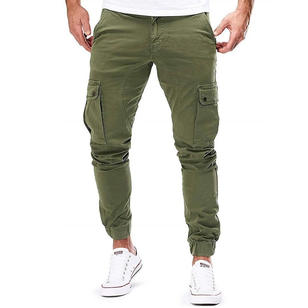 Men's cargo pants lightweight trousers with pockets for casual wear - stylish and durable daily use garments