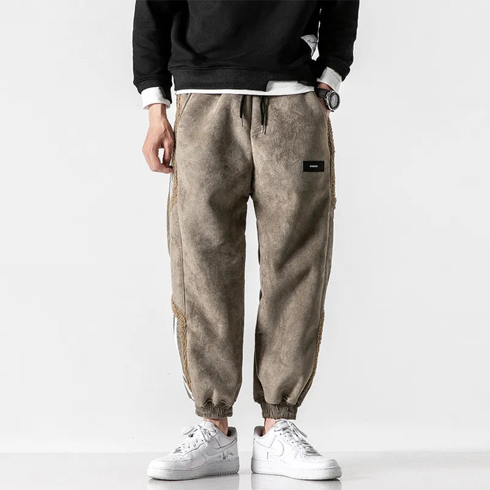 Men's casual trousers with stripe detailing - versatile everyday wear for relaxation and office attire