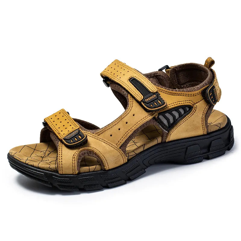 Men's sport sandals lightweight adjustable straps - versatile waterproof footwear for outdoor adventures