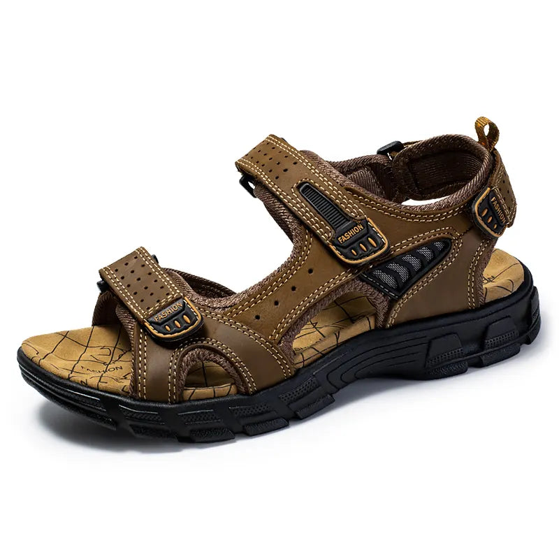 Men's sport sandals lightweight adjustable straps - versatile waterproof footwear for outdoor adventures