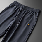 2-piece men's polo shirt and trousers set - modern attire for casual wear