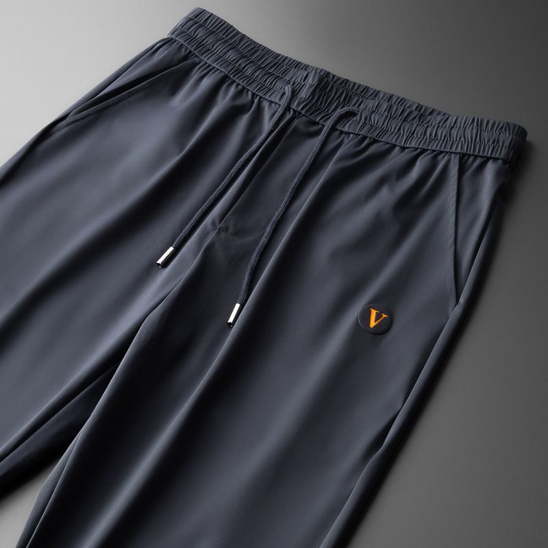 2-piece men's polo shirt and trousers set - modern attire for casual wear