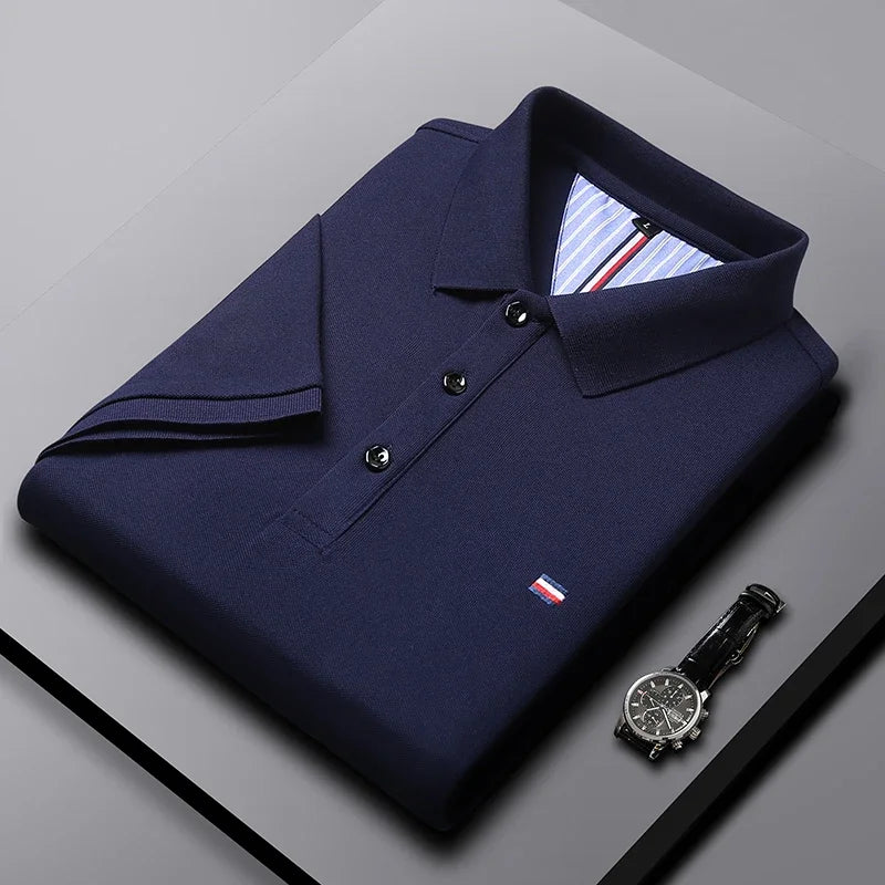 Timeless polo shirt - men’s versatile polo with button detail