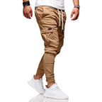 Men's cargo pants lightweight trousers with pockets for casual wear - stylish and durable daily use garments