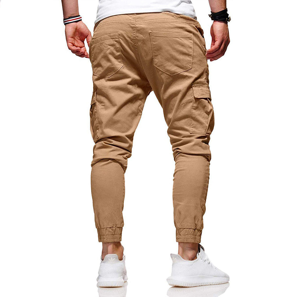 Men's cargo pants lightweight trousers with pockets for casual wear - stylish and durable daily use garments