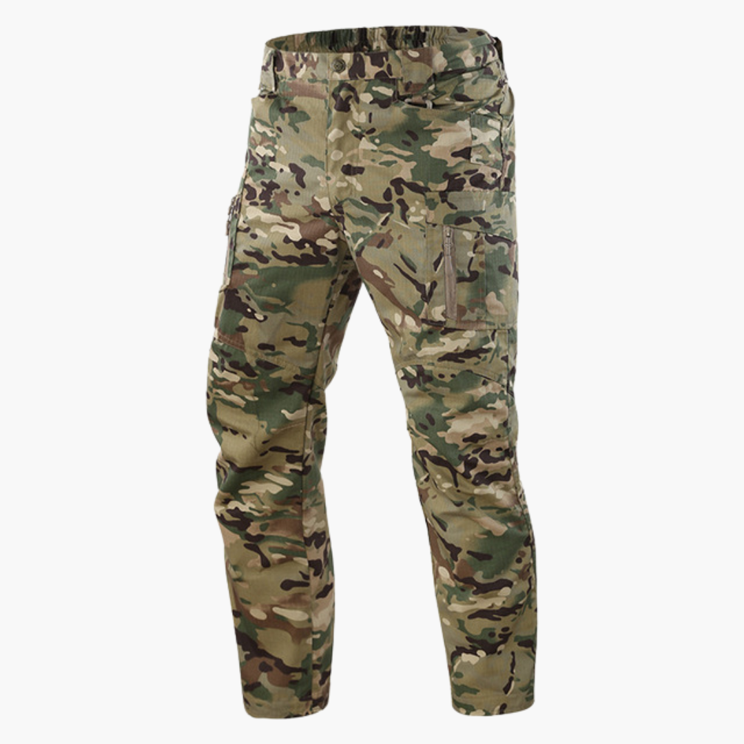 Men's cargo pants durable outdoor workwear - functional multi-pocket trousers for everyday use