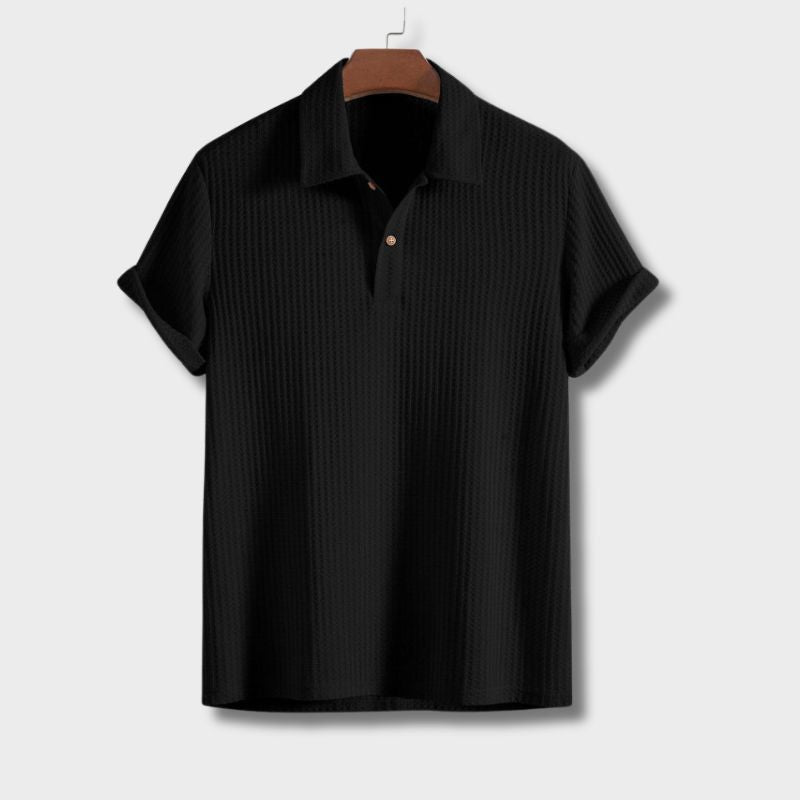 Men's polo shirt - classic short sleeve top in premium material