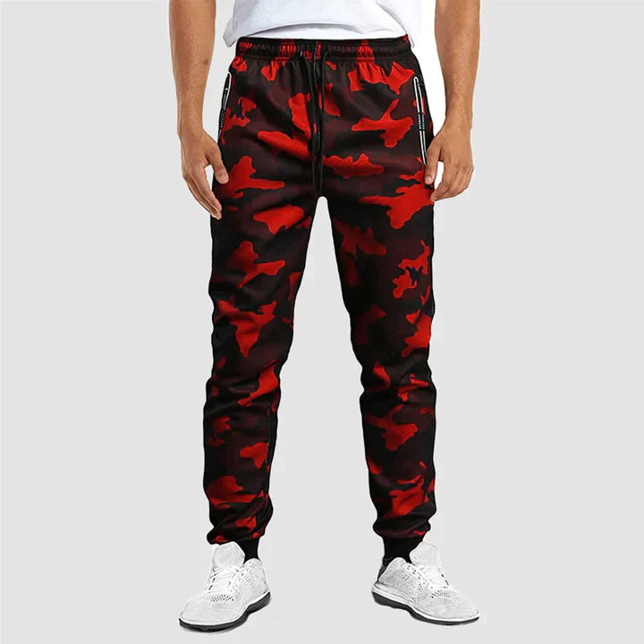 Men’s Camouflage Trousers - Trendy Lightweight Joggers