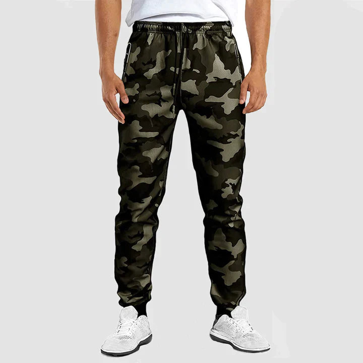 Men’s Camouflage Trousers - Trendy Lightweight Joggers