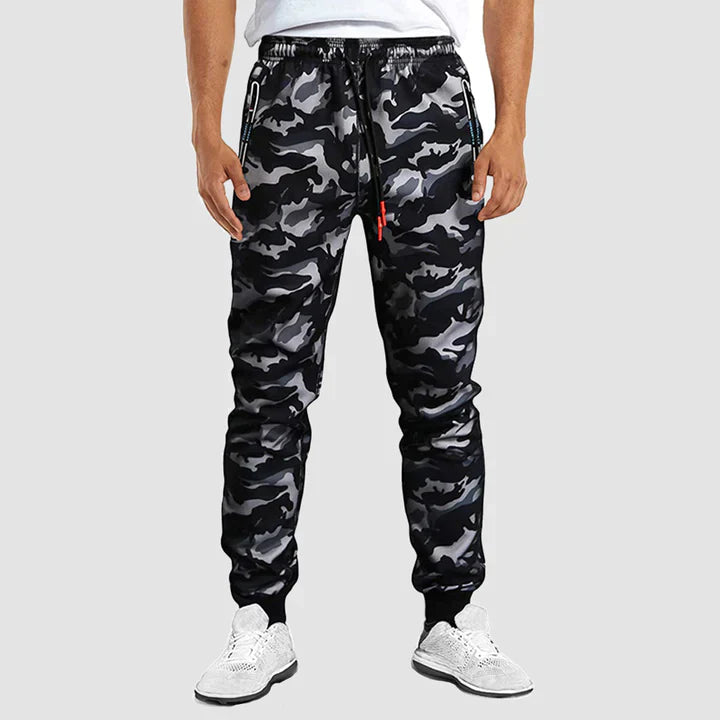 Men’s Camouflage Trousers - Trendy Lightweight Joggers