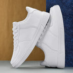 Men's stylish sneakers - lightweight leather shoes for everyday wear
