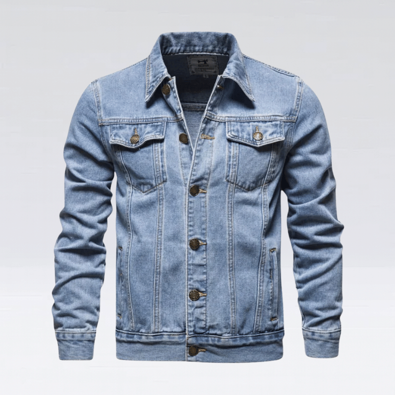 Modern Fit Denim Jacket for Men