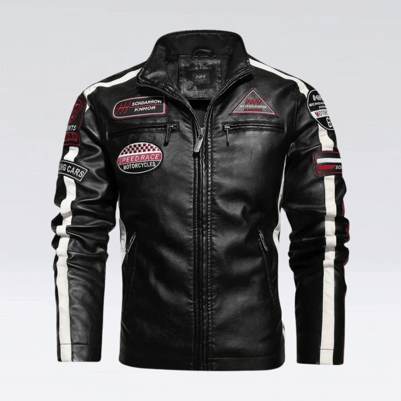 Men’s Leather Motorcycle Jacket – Ride in Style