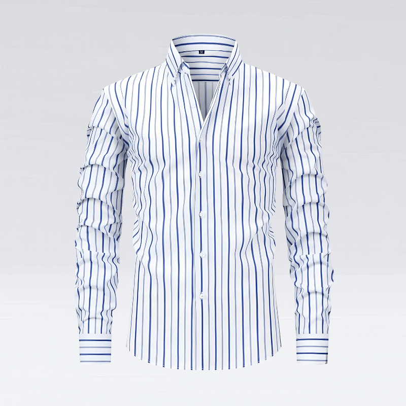 Men’s Striped Shirt – Tailored Fit for Office & Casual