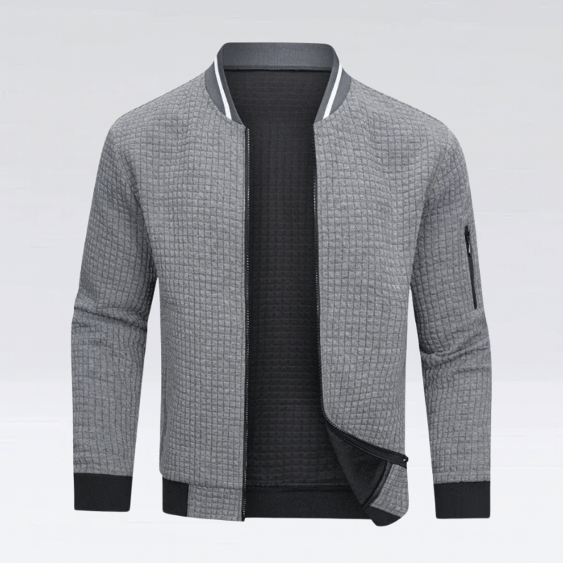 Men’s Quilted Bomber Jacket – Stylish Everyday Wear