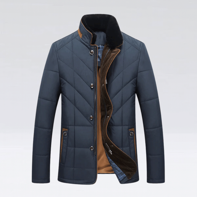 Men’s Quilted Jacket - Elegant Winter Outerwear