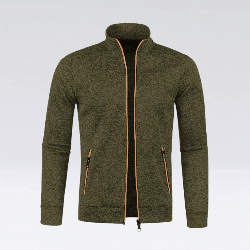 Men’s Zip-Up Jacket - Lightweight Outdoor Everyday Wear