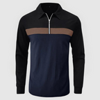 Long-sleeve polo shirt - classic men’s relaxed top