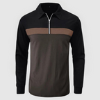 Long-sleeve polo shirt - classic men’s relaxed top