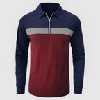 Long-sleeve polo shirt - classic men’s relaxed top