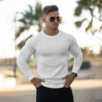 Men’s slim fit long sleeve top - versatile casual wear for men