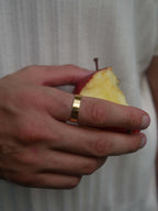 Open Ring Made of Stainless Steel – Gold-Colored modusmoda 3