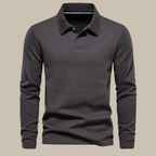 Men's long sleeve polo shirt - timeless and versatile addition to your wardrobe