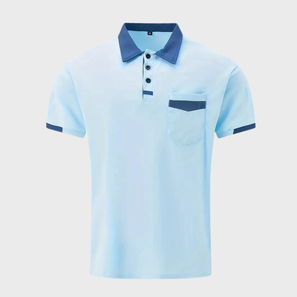 Sophisticated polo shirt - men’s versatile short-sleeved top