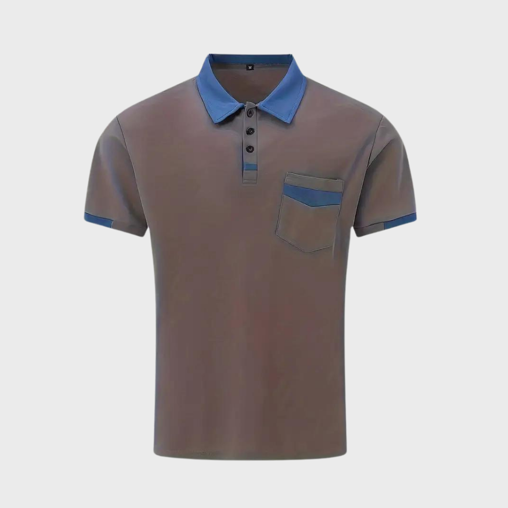 Sophisticated polo shirt - men’s versatile short-sleeved top