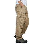 Men's cargo pants durable outdoor trousers - versatile utility trousers for hiking and casual wear
