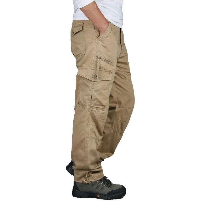 Men's cargo pants durable outdoor trousers - versatile utility trousers for hiking and casual wear