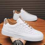 Men's casual sneakers low - modern thick sole shoes for everyday wear