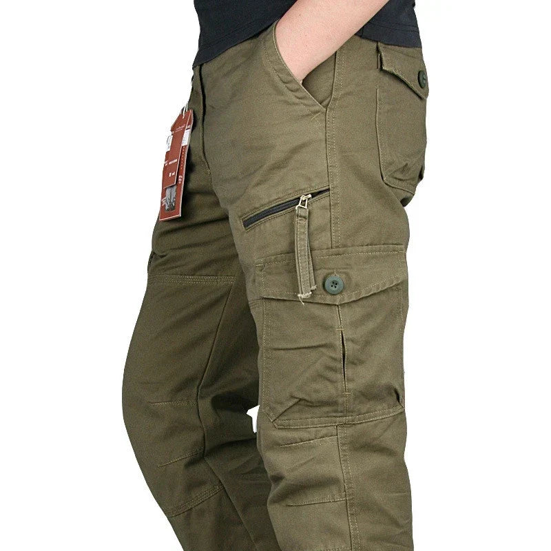 Men's cargo pants durable outdoor trousers - versatile utility trousers for hiking and casual wear