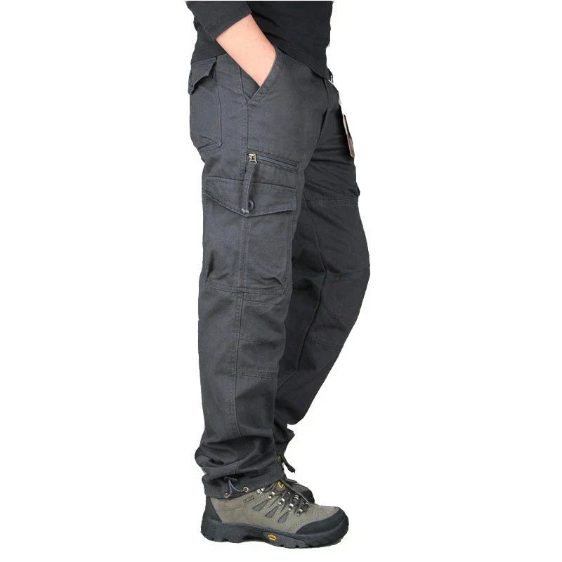 Men's cargo pants durable outdoor trousers - versatile utility trousers for hiking and casual wear