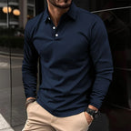 Long sleeve polo shirt - classic men's casual wear