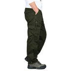 Men's cargo pants durable outdoor trousers - versatile utility trousers for hiking and casual wear
