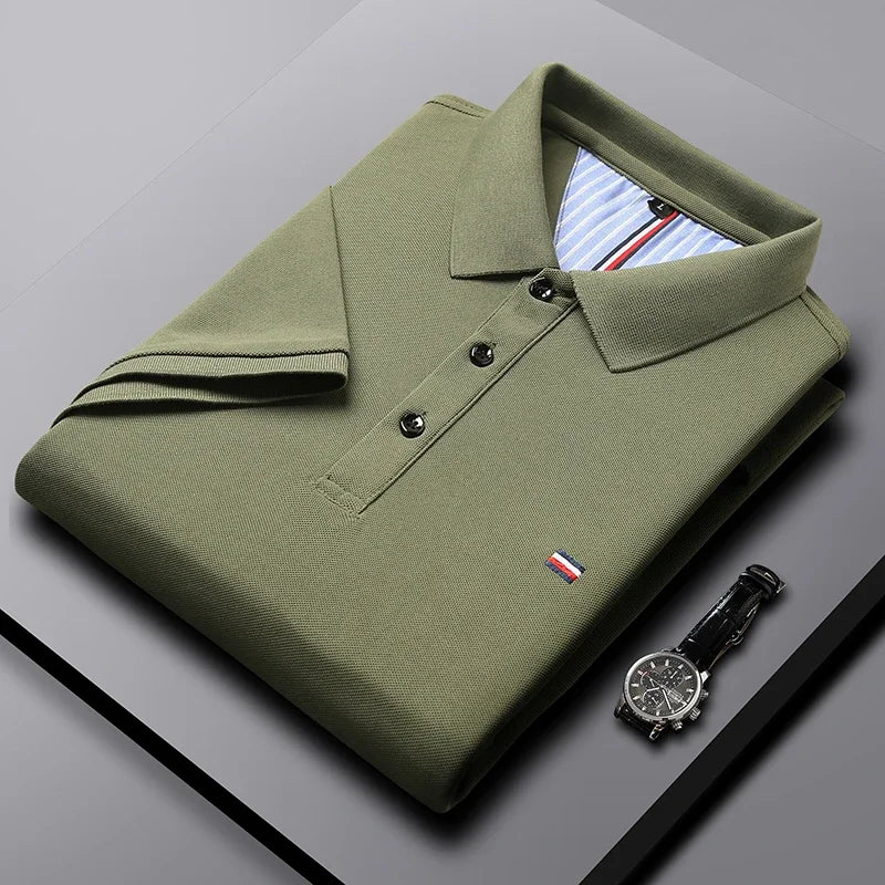 Timeless polo shirt - men’s versatile polo with button detail