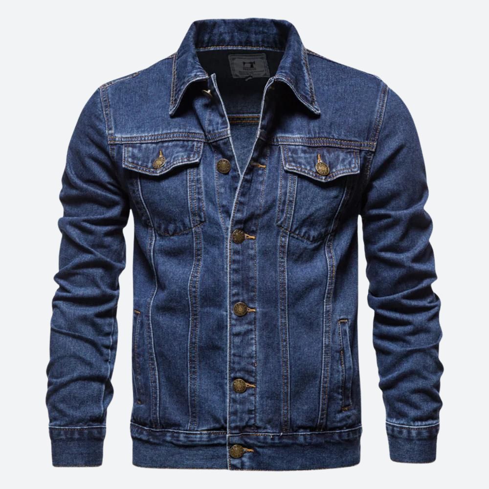 Modern Fit Denim Jacket for Men