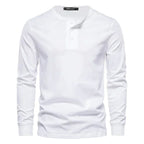 Henley long sleeve shirt - timeless men’s casual top